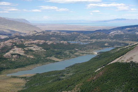 Landscape of Patagoniaの写真素材