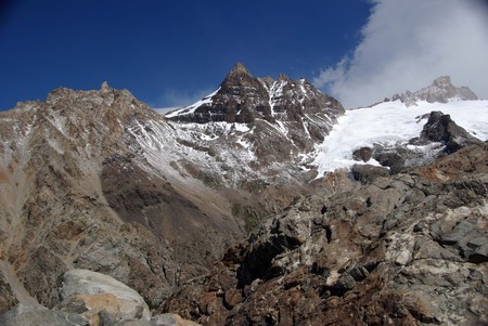 Peaks in Patagoniaの写真素材