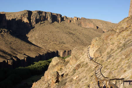 Canyon in Patagoniaの写真素材