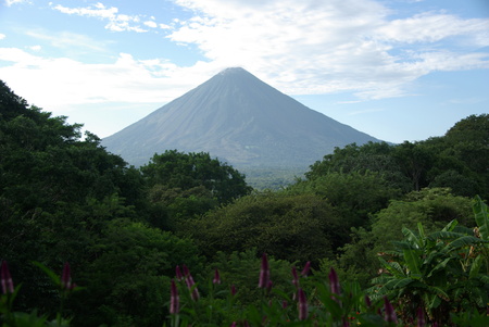 Volcano in Nicaraguaの写真素材