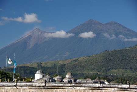 Landscape in Guatemalaの写真素材