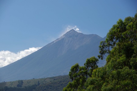 Volcano in Guatemalaの写真素材