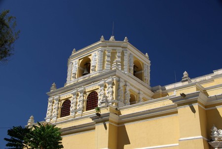 Church in Antigua, Guatemalaの写真素材