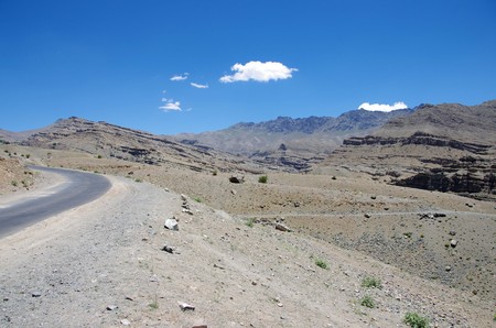 Landscape in Ladakh, Indiaの写真素材