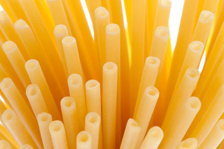 Close-up of bundled makaroni