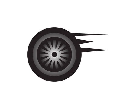 Rim of tire iconのイラスト素材