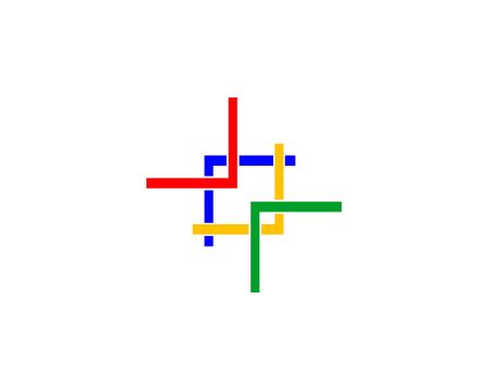 A  symbol related to business and technologyのイラスト素材