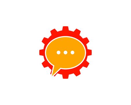 is a symbol associated with a conversation or chatのイラスト素材