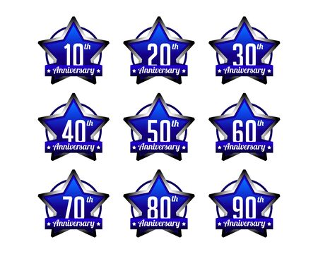 is an art object in the form of an badges.のイラスト素材