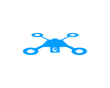 Drone Photo Logo Design Templateのイラスト素材