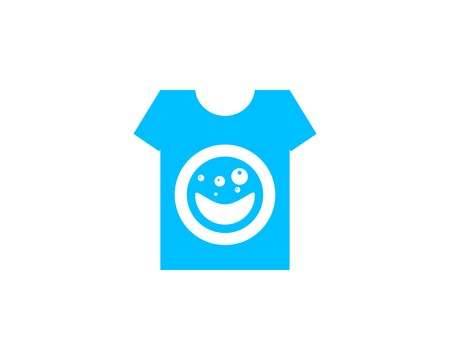 Dry Laundry Logo Design Templateのイラスト素材
