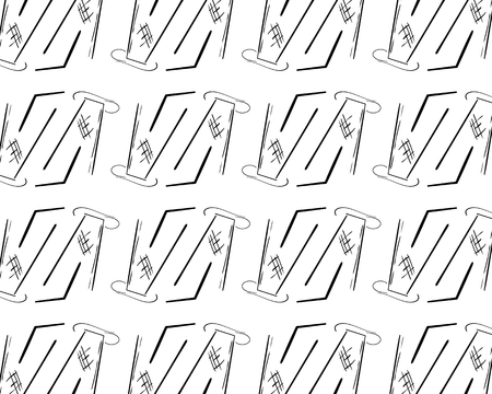 Bright   pattern with hand drawn Glass of juiceのイラスト素材