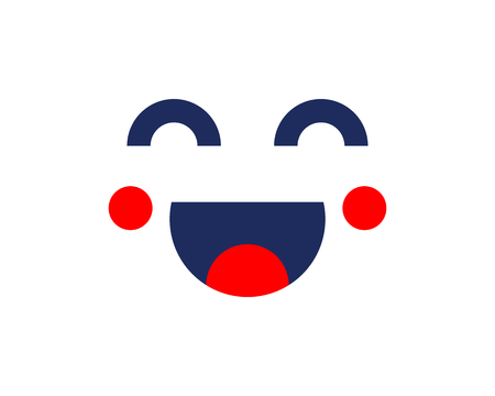 Smile icon template designのイラスト素材