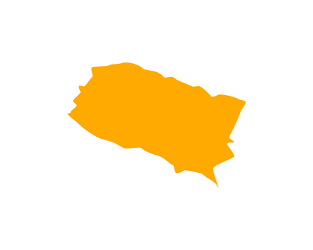 Orange County California Mapのイラスト素材