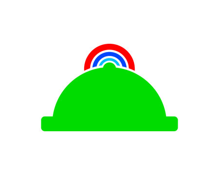 Online Food logo designs vectorのイラスト素材