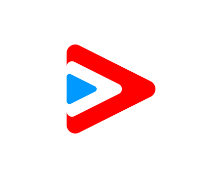 Play logo vector illustration templateのイラスト素材