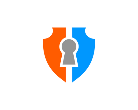 Secure Lock Logo Template Design Vectorのイラスト素材