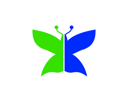 Beauty Butterfly Logo Template Vector icon designのイラスト素材