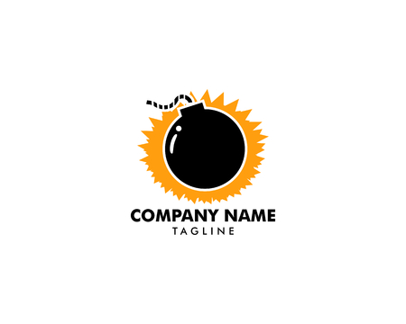 Bomb logoのイラスト素材