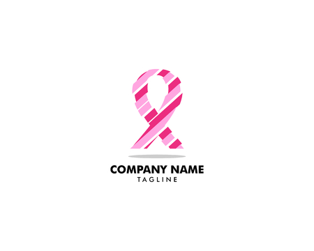 Breast cancer awareness logo designのイラスト素材
