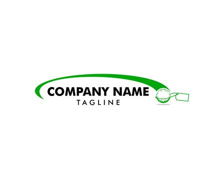 Golf Logo Template vector illustration icon designのイラスト素材