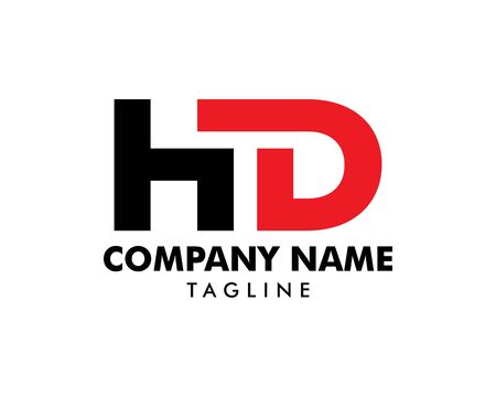 Initial Letter HD Logo Template Designのイラスト素材