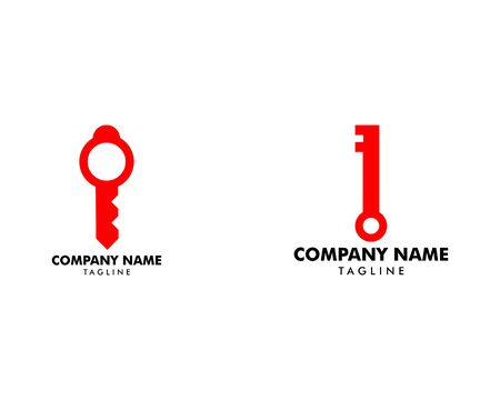 Set of Key vector icon logo element designのイラスト素材