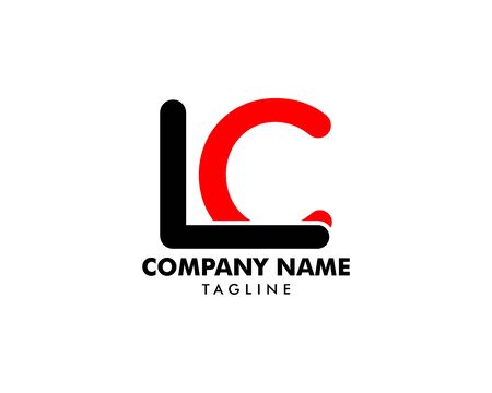 Initial Letter LC Logo Template Designのイラスト素材