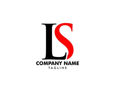 Initial Letter LS Logo Template Designのイラスト素材
