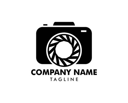 Camera photography logo icon vector templateのイラスト素材