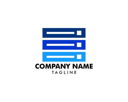 Hosting Logo Template Design Vectorのイラスト素材