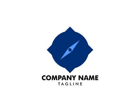 Compass logo template vector icon illustration designのイラスト素材