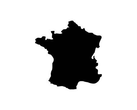 France, Europe Countries Map Vector Icon Template Illustration Designのイラスト素材