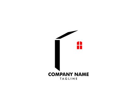 Real Estate, Property and Construction Logo Designのイラスト素材