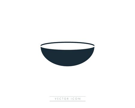 Mixing Bowl Icon Vector Logo Template Illustration Designのイラスト素材