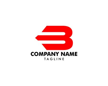 Initial Letter B Logo Template Designのイラスト素材