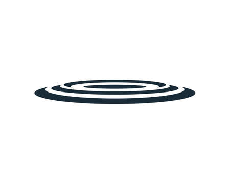 Water Motion Icon Vector Template Illustration Designのイラスト素材