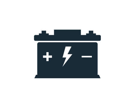 Battery Icon Vector Template Illustration Designのイラスト素材