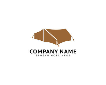 Camping logo template vector design elementのイラスト素材