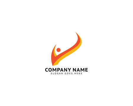 People check logo design vector templateのイラスト素材