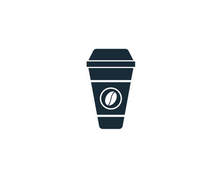 Coffee Cup Icon Vector Logo Template Illustration Designのイラスト素材