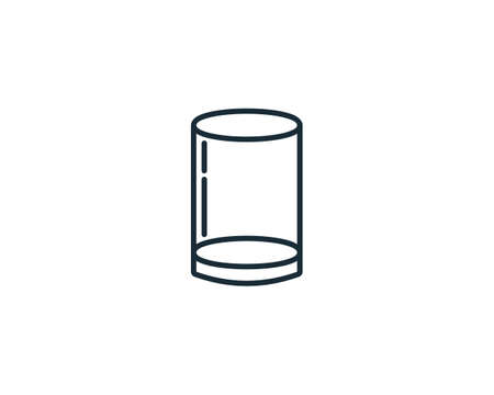 Glass Icon Vector Logo Template Illustration Designのイラスト素材
