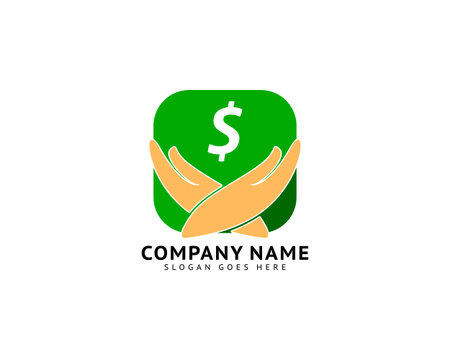 Money care design logo conceptのイラスト素材