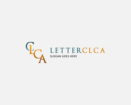 Initial Letter CLCA Logo Template Designのイラスト素材