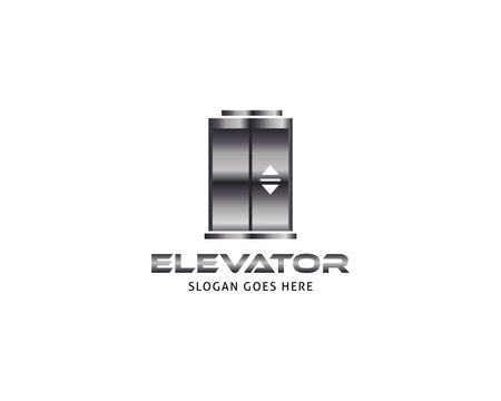 Lift or elevator logo vector templateのイラスト素材