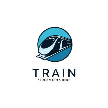 Train Icon Vector Logo Template Illustration Designのイラスト素材