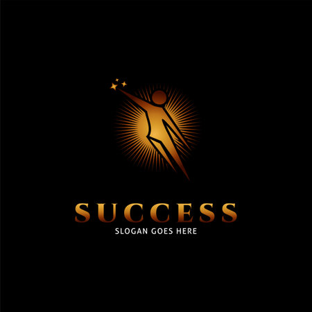 Success Icon Vector Logo Template Illustration Designのイラスト素材