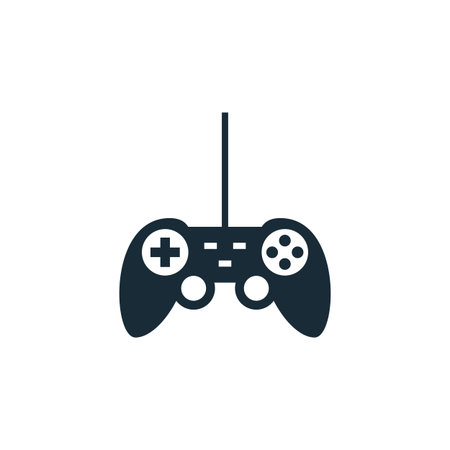 Game Joystick Icon Design Template Elementsのイラスト素材