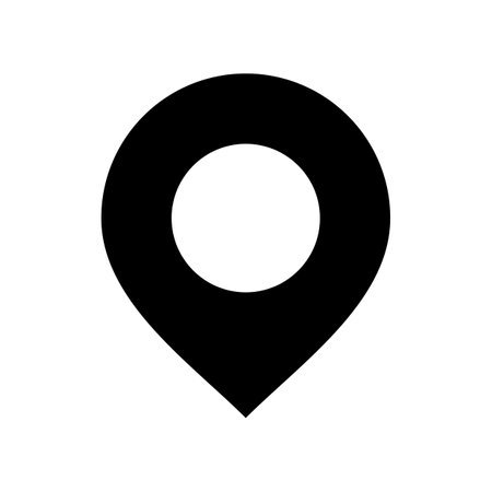 location pin icon vector template illustration designのイラスト素材
