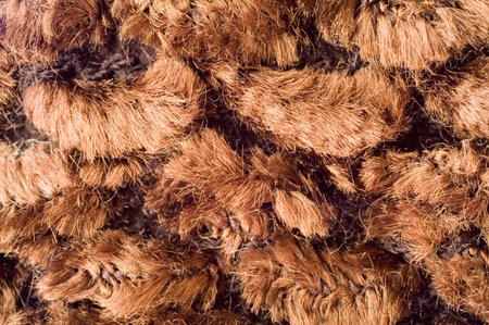 Brown fabric (macro) can be used as background